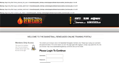 Desktop Screenshot of basketballrenegadesvip.com