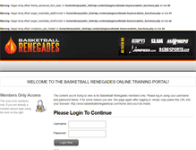 Tablet Screenshot of basketballrenegadesvip.com